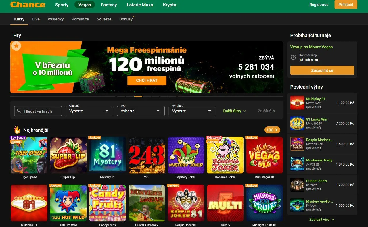 Zahraniční online casino s vysokým RTP